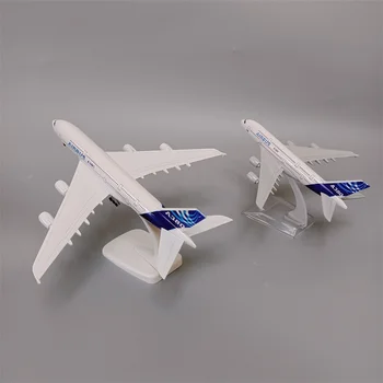 16 cm 20 cm Zliatiny Kovov Pôvodný Model Prototyp lietadla Airbus A380 Airlines Dýchacích ciest Lietadlo Model Lietadla Diecast Lietadla na Pristátie Výstrojom