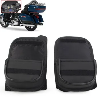 1Pair Black Motocykel Dual Vrecká čelné Sklo Tašky Pre Harley Turné Street Glide Špeciálne FLHXS