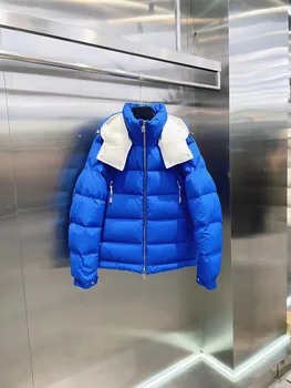 2022 zimné nové kapucňou zahustiť mužov teplá nadol bunda business bežné stredné a dlhé vonkajšie nosenie