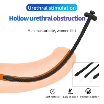 25 cm silikónový dutá penis uretrálne plug znejúce katéter vloženie uretra muž masturbator sexy hračky pre mužov sex shop