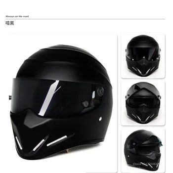 BODKA Certifikácia Plnú Tvár Motocyklové Prilby Pre Top Gear Na STIG Prilba Casco Pre SIMPSON capacete 5 farba Tienidlo Moto Prilba