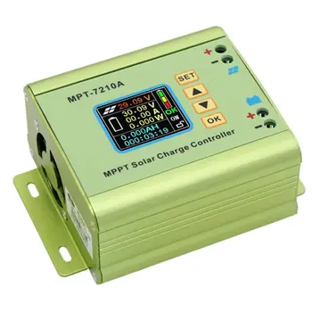 Digitálny MPPT Solárny Regulátor Nabíjania pre Lítiová Batéria 24V / 36V / 48V / 60V / 72V Batéria, Výstup 0-10A MPT-7210A