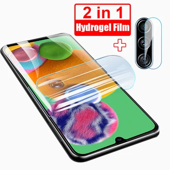 Displej Hydrogel Fólia Na Samsung Galaxy A01 Core M01 A 01 M 0 1 + Objektív Fotoaparátu Chránič samsunga01 Žiadne Ochranné Sklo