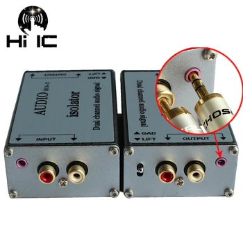 Dual Channel Audio Signálu Izolant Transformátory Audio Filter Oddeľovací Transformátor Eliminovať Akustické Aktuálne Hluku