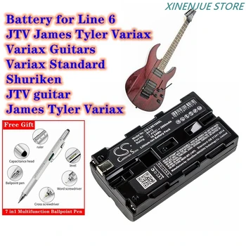 Elektronické Hudobné Nástroje, Batéria 2600mAh BA12,98-034-0003 pre Line 6 JTV Tyler James Variax,Gitara,Standard,Shuriken