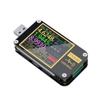 FNB48S USB Kapacita Napätie Tester Aktuálne Meter Monitor Napájania Detekcie Analyzer Testovacích Nástrojov Bez Bluetooth