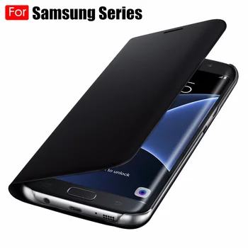 Flip Peňaženky, Kožené Kryt pre Samsung Galaxy Note 10 Pro 9 8 S10E s rezacím zariadením S10 S9 S8 Plus S7 S6 Okraji A80 A70 A60 A50 A30 Štíhly Telefón Prípadoch