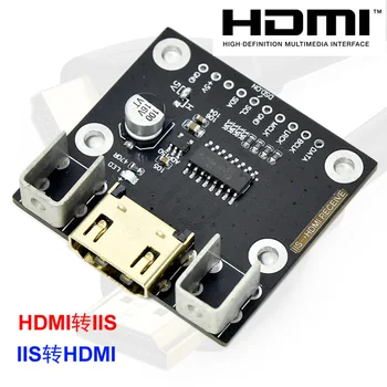 Kompatibilný s HDMI na I2S prijímač rady I2S na kompatibilný s HDMI vysielač rady Rozdiel I2S signál konverzie DAC dekodér