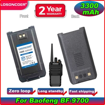 LOSONCOER 3300mAh Li-ion Batéria Pre Baofeng BF-9700 Walkie Talkie BF-A58