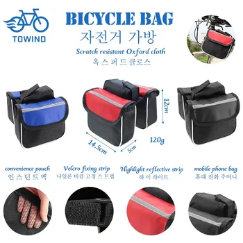 Mtb Taška Pack Cyklistické Doplnky, Bicyklové Bag Predné Trubice Rainproof Bicykli Puzdro Na Telefón Prípade Mtb Cyklistické Príslušenstvo