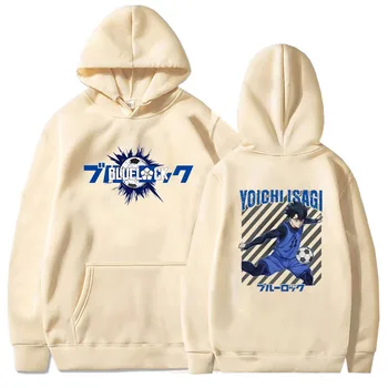 Muži Anime Blue Lock Hoodie Isagi Yoichi Mikina Ženy Oblečenie Hip Hop Muž Top Y2k Oblečenie S Dlhým Rukávom Pulóvre Streetwear
