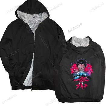 Muži streetwear s kapucňou na zips, Neo Tokio teplý kabát Mužov Synthwave Akira hrubé hoody Shotaro Kaneda Motocykel mens shubuzhi hoodies