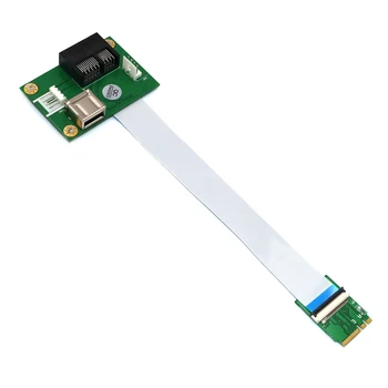 NGFF (M. 2) Tlačidlo A/E PCI-E 1X Express +USB Stúpačky Karty s Vysokou Rýchlosťou FPC Kábel Podporu NGFF(M. 2) 2230 typ tlačidlo A/E