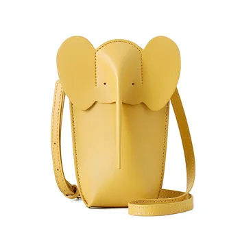 Nové mini ženy tašky slon mini taška cez rameno módne lady mobilný telefón taška 01-SB-xkdxns