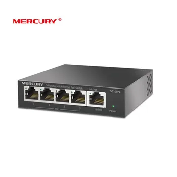 Ortuť 5 Port 10/100/1000Mbps Gigabit PoE Prepínača Power Over Ethernet Pre IP Kamery AP monitorovanie Až 30W za ( SG105PL)