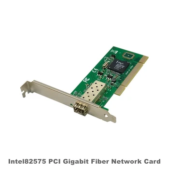 PCI na 1G Ethernet Gigabit Optického Vlákna Sieťová Karta 1000Mbps SFP Port Sieťový Adaptér Pre Intel 82545 Desktop PC Linux