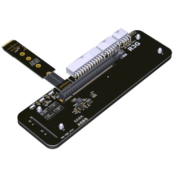 PCIe 4.0 x4 Stúpačky Kábel 64Gbs M. 2 Tlačidlo M pre NVMe Externú Grafickú Kartu, Stojan, Držiak R43SG PCI-E pre Grafickú Kartu 25 cm 50 cm