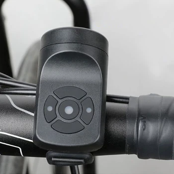 Požičovňa Elektrického Roh Čierny ABS USB Nabíjateľné Bicykli jazda na Bicykli Bell Reproduktor Krúžok Bike Príslušenstvo Vysoká Riadidlá Alarm Krúžok