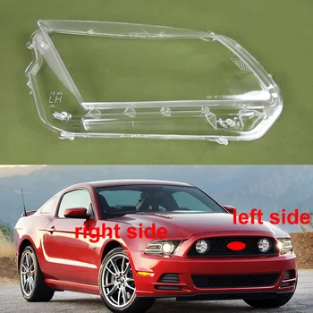 Pre Ford Mustang 2010 2011 2012 2013 Svetlometov Kryt Transparentné Tienidlo Objektívu Headight Shell Lampa Masky Plexisklo