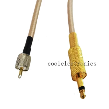 RG316 Pigtail Kábel UHF PL259 Muž na 3,5 mm Mono 1/8