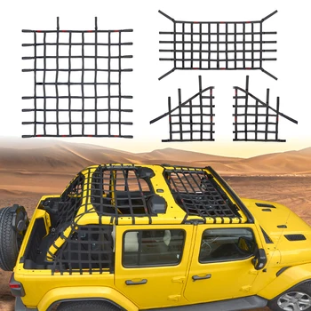 Roof Top Cargo Zadržiavací Systém Čistý batožinového priestoru sieť Pre Wrangler 2018-2021 JL JLU 4 Dvere JL Unlimited Rubicon Sahara X Šport