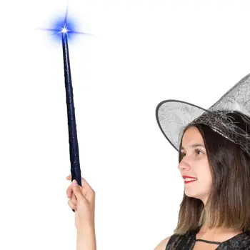 Rozsvietiť Sprievodca Prútik Žiariace Čarodejnice Hračka Pre Deti, Osvetlením Palička So Zvukom A Svetlom, Kostým Party Doplnok Na Halloween