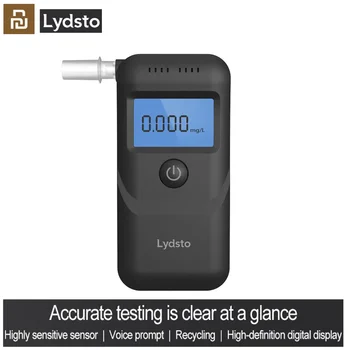 Rýchlu Loď Youpin Lydsto Digitálny Alkohol Tester Profesionálny Detektor Alkoholu Breathalyzer Polícia Alcotester LCD Displej Dropship