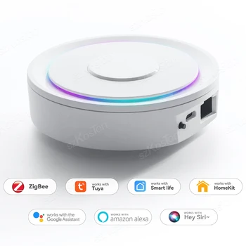 Smart Home ZigBee 3.0 Káblové Multi-mód Brány Hub HomeKit Tuya Bezdrôtové Premostenie Inteligentný Život Hlasové Ovládanie Siri Alexa Google