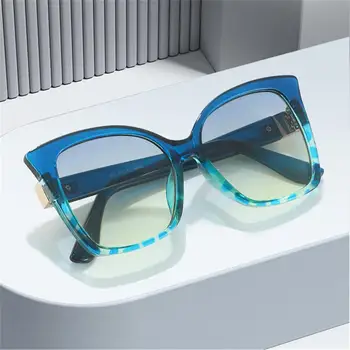 Trendy Travel UV400 Ochrana Y2K Nadrozmerné Odtiene Cat Eye okuliare slnečné Okuliare Slnečné Okuliare
