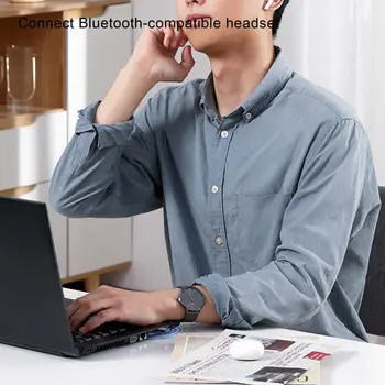 USB Bluetooth 5.1 Dongle Adaptér pre PC Speaker Bezdrôtovej Myši, Klávesnice Hudby Audio Prijímač, Vysielač Bluetooth