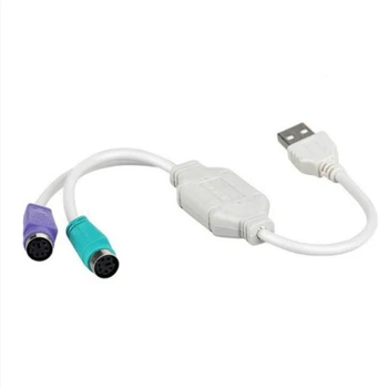 USB Mužov a PS/2, PS2 Žena Converter Kábel Kábel Converter Adaptér Klávesnice