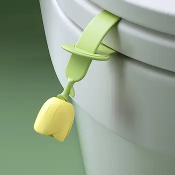 Užitočné Jednoduchá Inštalácia Wc Veko Zdvihákov Ľahko sa Čistí Udržiavať Hygienické Tulipán Tvar Closestool Sídlo Rukoväť Držiak