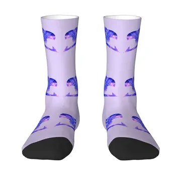 Víla Chvost Manga Posádky Ponožky Pánske Unisex Novinka 3D Vytlačené Anime Šaty Ponožky
