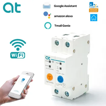 WIFI Istič Smart Switch Diaľkové Ovládanie Ewelink APLIKÁCIU pre Smart Home 63A s Únikom Ochrany