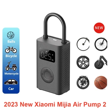 Xiao Mijia Prenosný Elektrický Kompresor 2 Nafukovacím Smart Home Vzduchové Čerpadlo na bicykli auto pneumatiky na futbal, basketbal xiomi