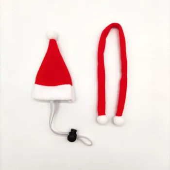 Zdobené Vianočné Hat Roztomilý Kuracie Domáce Vianočné Sety Šatku Ošípané Presuňte Pet Oblečenie 2Q