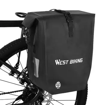 ZÁPAD CYKLOTURISTIKA 25 L Vysoká Kapacita Bicyklov Trunk Bag MTB, Road Bike Sídlo Puzdro Batožiny Dopravca Profesionálny Vodotesný Bicykli Pannier