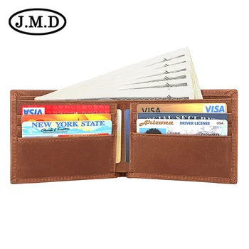 nové pánske kožené krátke peňaženky anti RFID prejdenie krásy peniaze klip Tenké Peňaženky