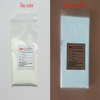 Žiara v tmavý pigment fotoluminiscenčné pigment svetelný pigmentu žiariť prášok položky:HLD7C žiariace farby:biela 1lot=20 g doprava zadarmo