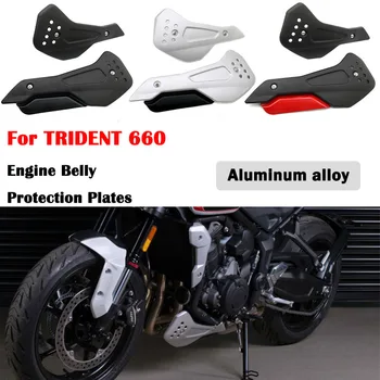 Motocykel Hliníkové Kryty Motora Vhodné Pre Trident 660 2021 Trident660 Príslušenstvo Motora Brucho Ochrany Dosky Auta, Motor Bell