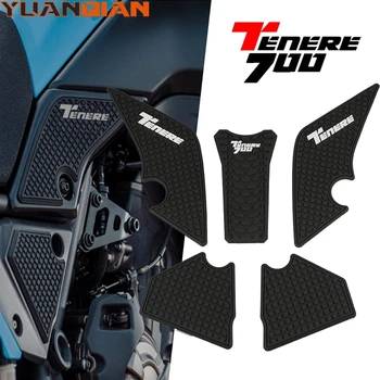 Motocykel Non-slip Strane Palivovej Nádrže Nálepky Nepremokavé Podložky Gumy Nálepka Pre Yamaha Tenere 700 T7 Rally 2019 2020 2021 XTZ 700